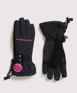 Superdry Ultimate Snow Rescue Női Kesztyű Fekete | XPYRA0934